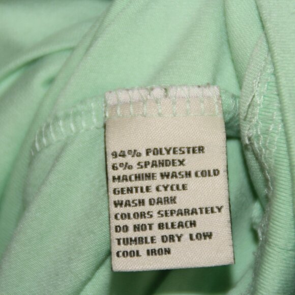 Donald Ross Men's 3/4 Zip Pullover Light Weight Fleece Mint Green Activewear M - Picture 8 of 8